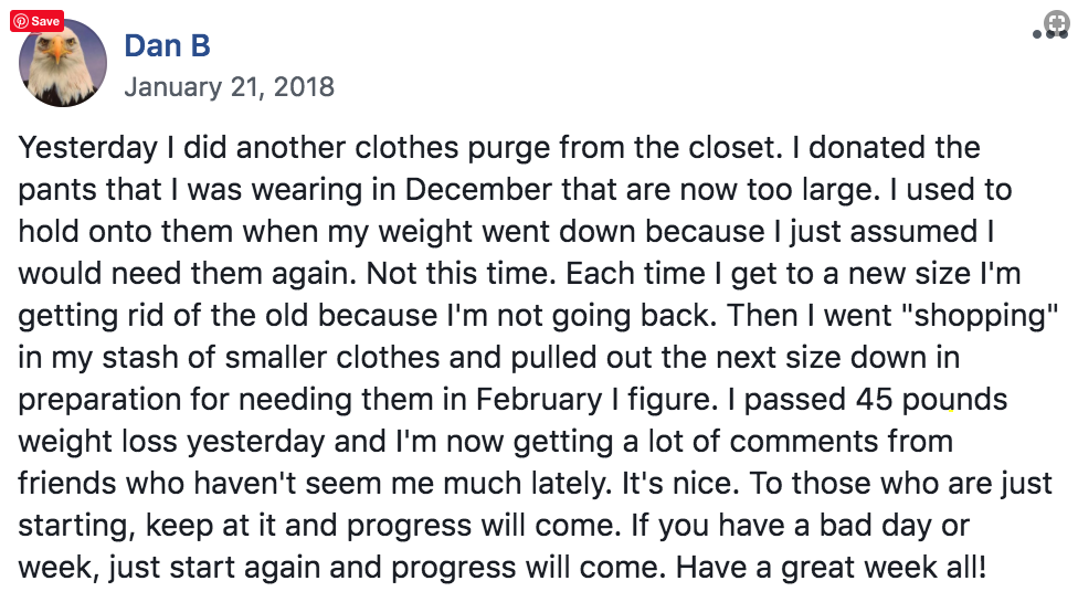 weight loss case study